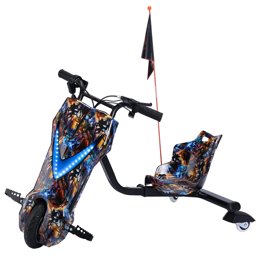 3 Wheel Electric Scooters Electric Drift Cart Safty Drift Tricycle Kids Toy Drifting trike