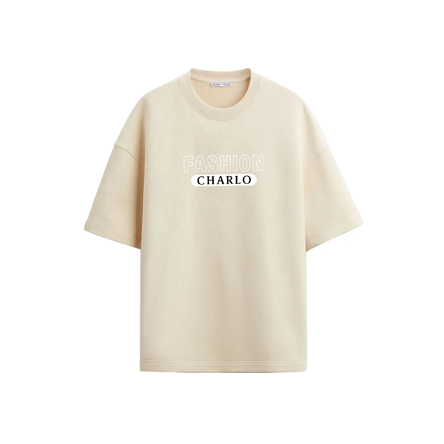 wholesale high quality drop shoulder essentials boxy heavyweight 100% cotton t shirt 300 gsm oversized screen print t-shirt men