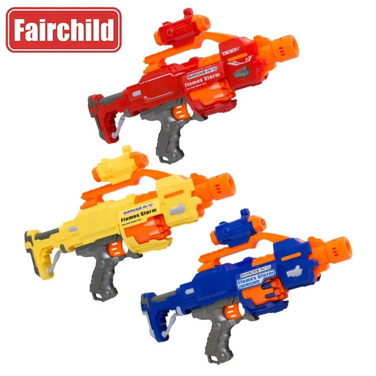 Christmas gift cheap plastic toy electronic gun toys shoot soft bullet toy gun