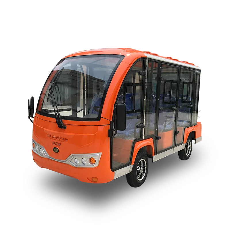 HuaKai Closed Type 8 Seater Tourist Sightseeing Shuttle Bus Made In China