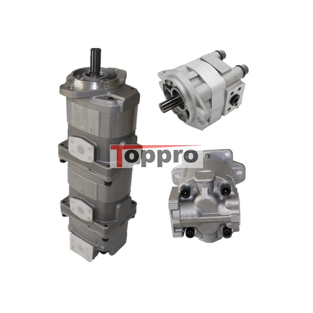 Шестеренчатый насос для бульдозера Komatsu D155AX-6 D155AX-7 D155AX-8 запчасти 705-22-43070