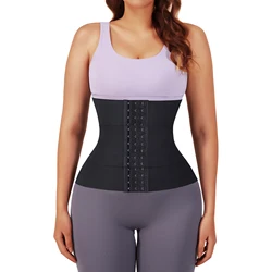 WAISTDEAR Logo Service 3 Piece Segment Slimming Belt Waist Trainer Elasticity Breathable Full Body Steel Boned Waist Trainer