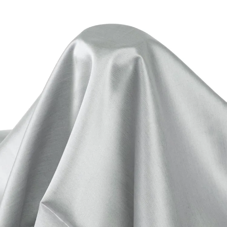 Silver fiber and silk antibacterial and anti mite woven fabrics