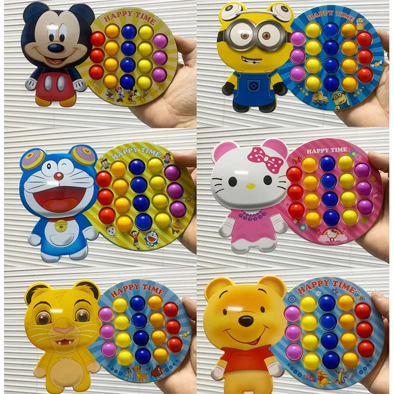 Cartoon Design Pop Poppet Fidget Toys Four Colors Choice New Fidget Toy  super hero fidget