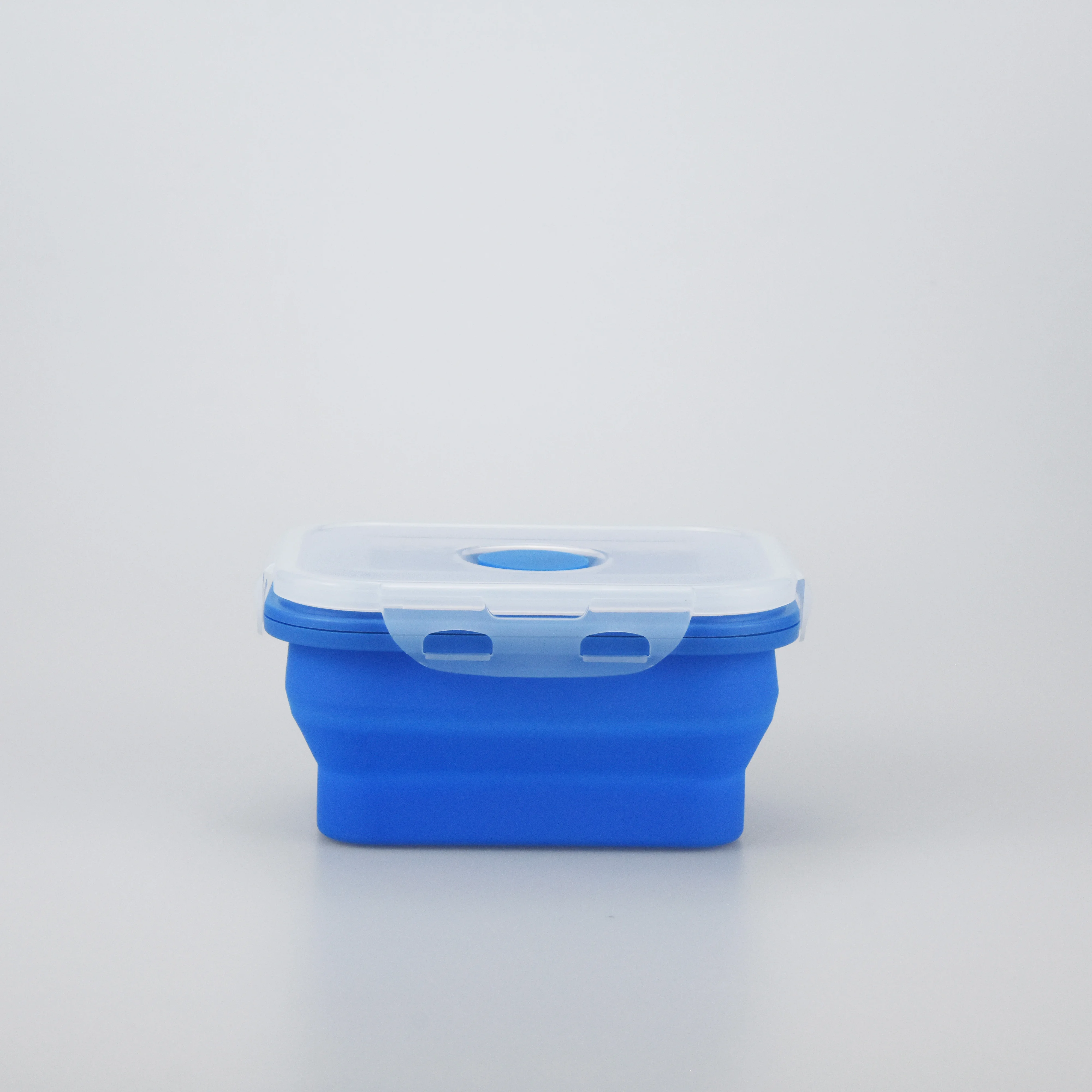 4 PCS lunch box set folding silicone lunch box foldable silicone food container bento lunch box set