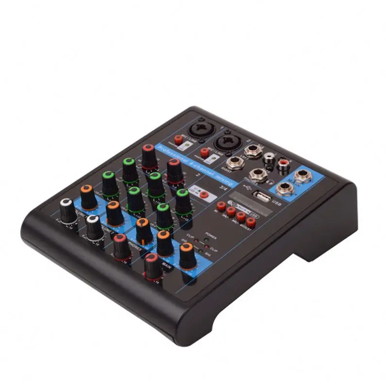 Производство Mp3 с возможностью записи 4 канала портативный Live Studio звукомикшер