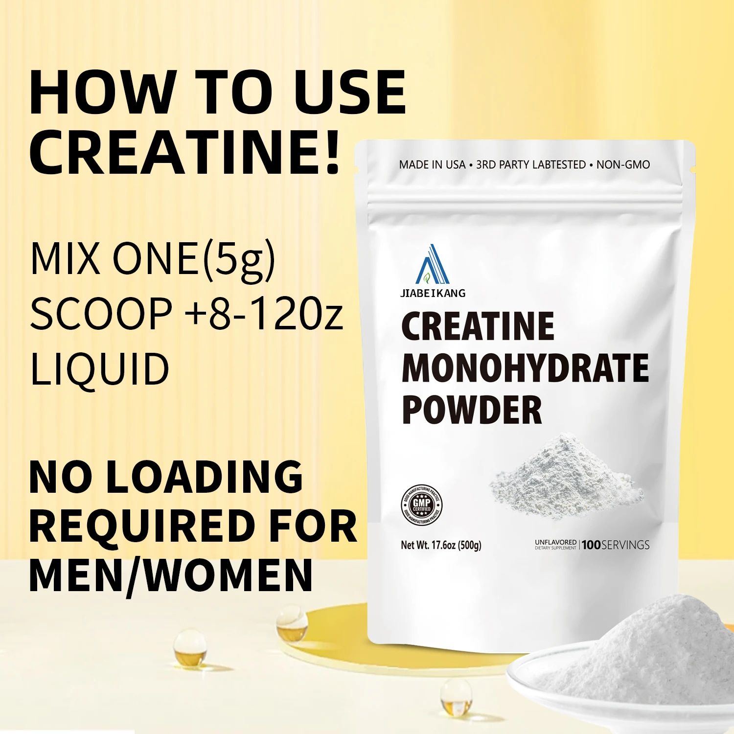 OEM/ODM customized creatine monohydrate powder custom labels &formula