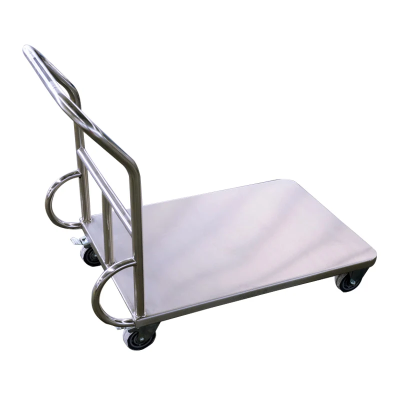 High Quality Heavy Duty Folding Carts Stainless Steel Hand Truck / Stainless Steel Platform Trolley