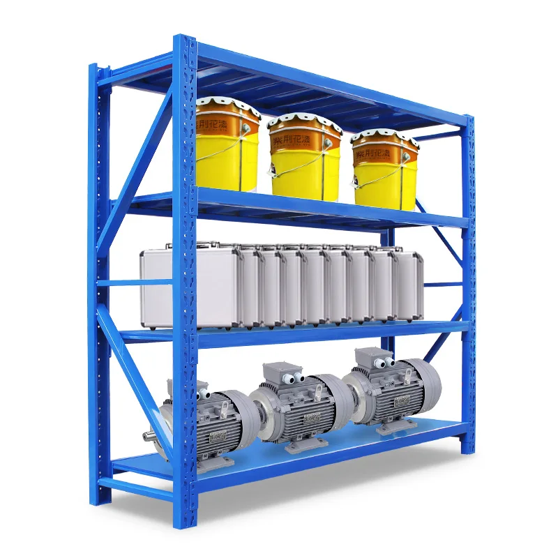 Industrial warehouse Shelf Stacking Rack Metal boltless Rivet for racking system factory warehouse Stacking Racks & Shelves