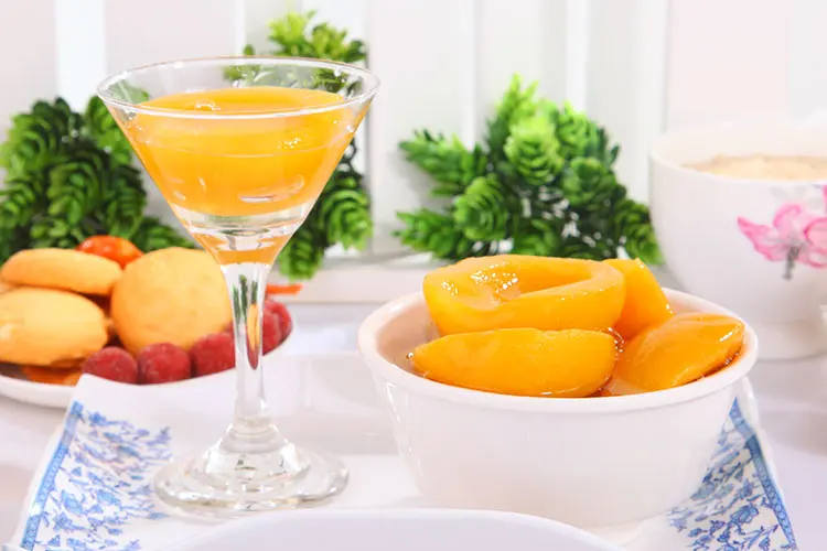 
Best Quality Hosen with Best Flavor Peach Slices In Syrup Canned Food Made in China 