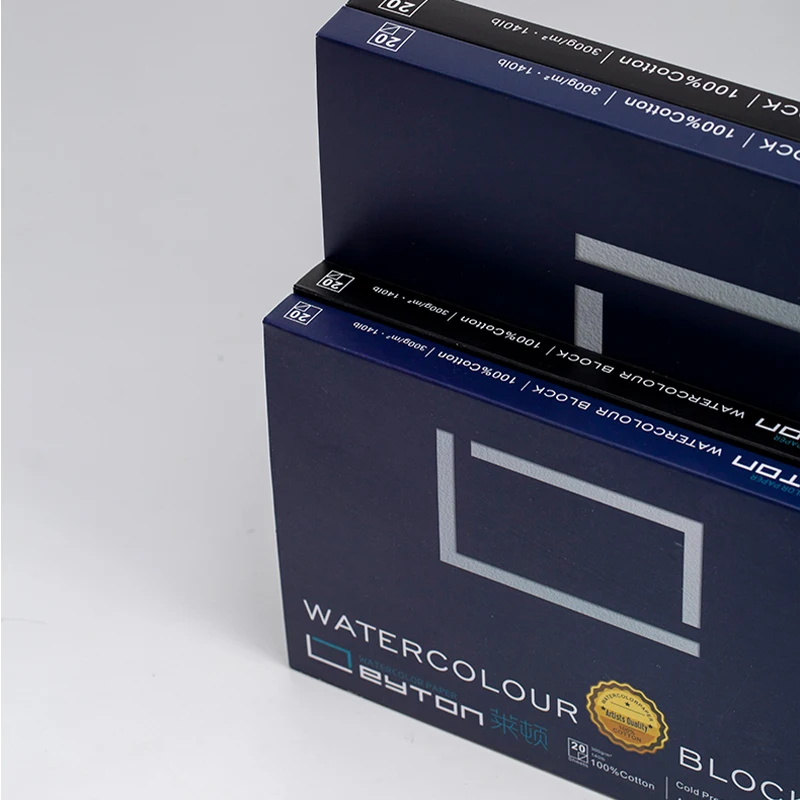 
LD3665 High quality 100% cotton 300gsm college-level painting sketchbook portable watercolor paper 