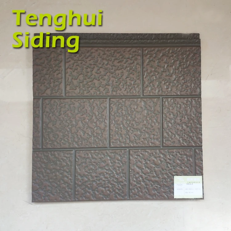 Exterior Wall Decoration PU Sandwich Panel Polyurethane Foam Sandwich Exterior Wall Panels for House Walls