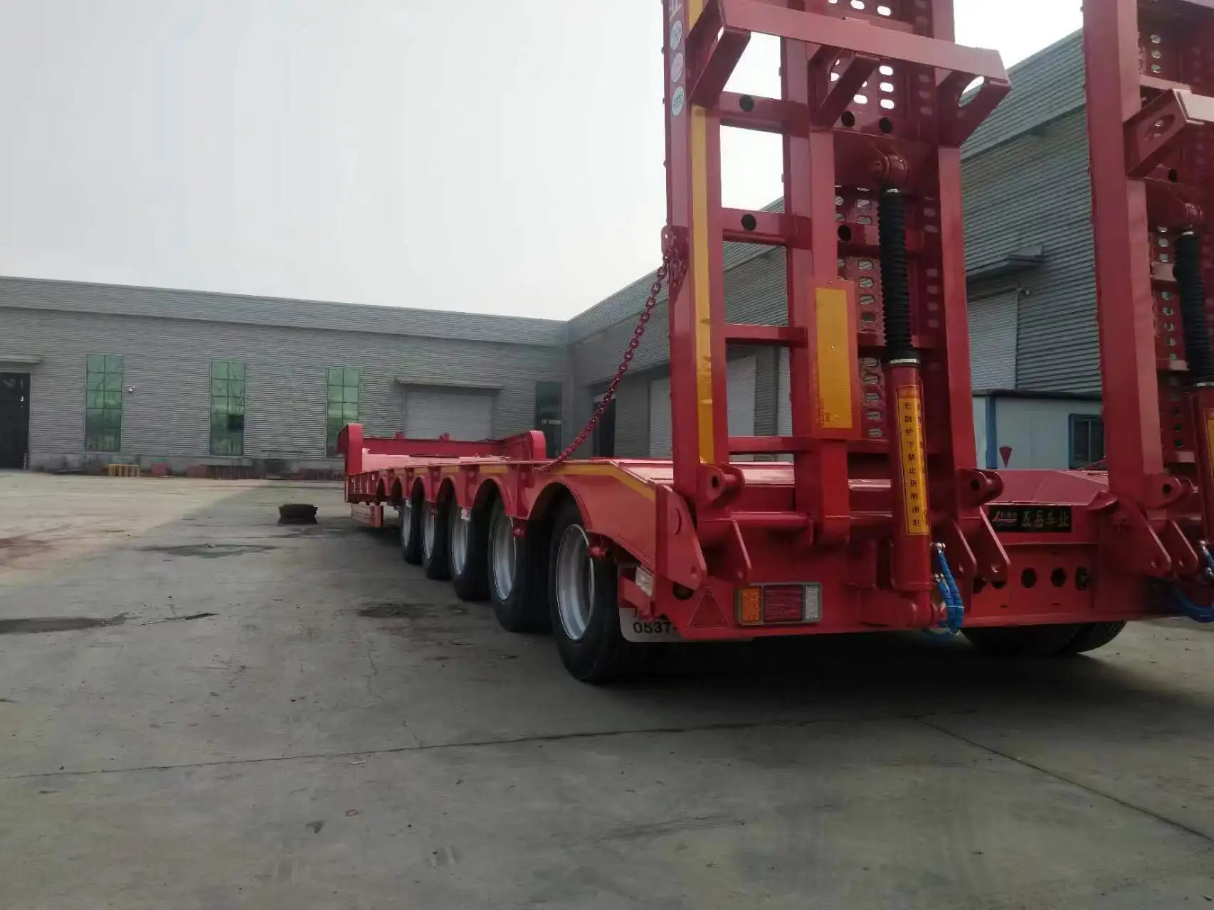 20/40 Ft 3-axis 4-axis high-quality Expandable Flatbed Container Dump Semi Trailer