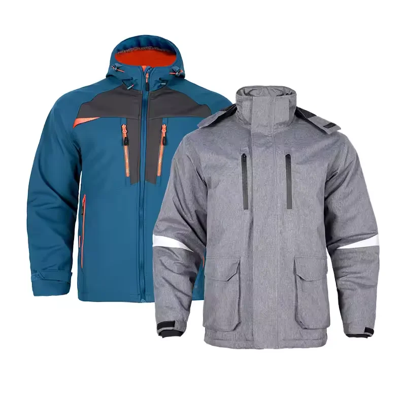 HCSP Lightweight Windproof And Water Repellent Insulated Parka Workwear Coat labor jacket and pants work suit work uniform