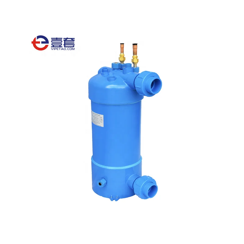 
Titanium tube heat exchanger/Swimming pool heat exchanger and PVC shell heat exchanger 