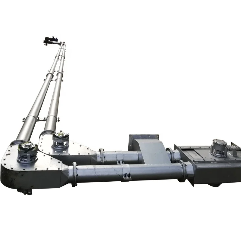 Tube chain drag conveyor system for powder,granular,block materials conveying