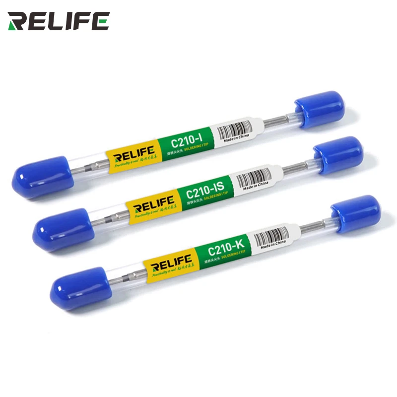 RELIFE RL-C210 I/IS/K Solder Replacement Tips For Sugon T26 T26D Series Soldering Iron Tip C210-I/C210-IS/C210-K Tools