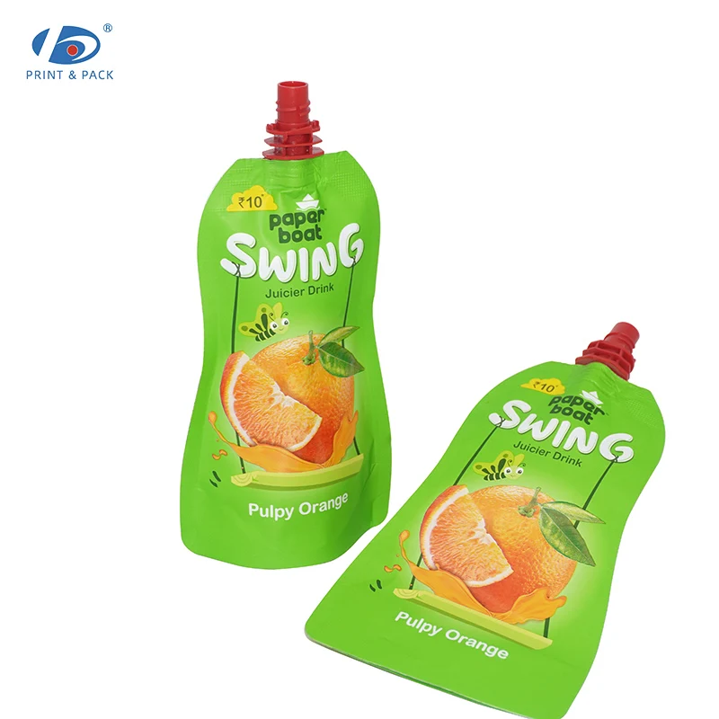 New Product 2024 China Suppliers Plastic Packaging Bags Special Shaped Baby Food Puree Sachet Spout Pouch