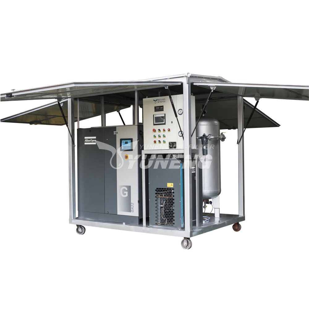 With dew point -70 degree for Power Transformer Installation Dry Air Generator