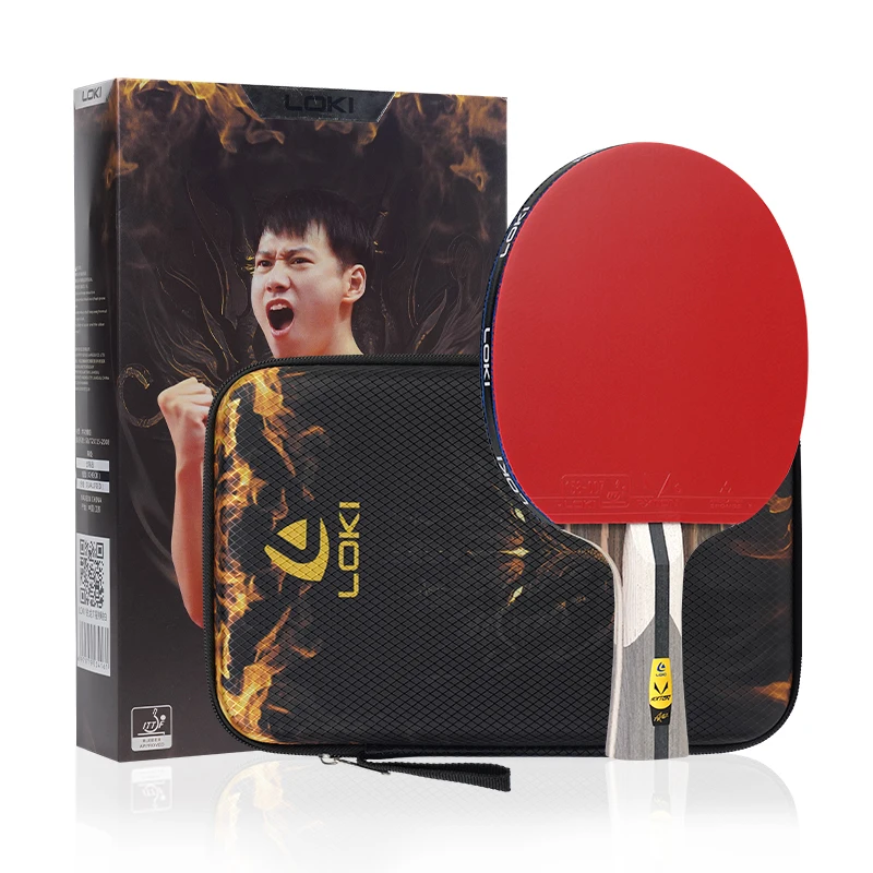 Loki 7 Star Table Tennis Racket Professional Ping Pong Racket Competition ITTF Rubber Carbon Fiber Table Tennis Paddle