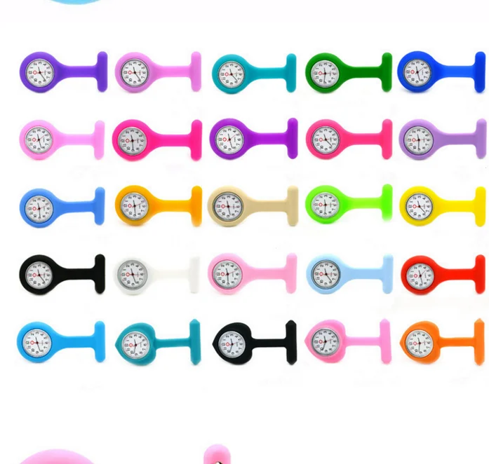 Low price silicone medical nurses fob waterproof pocket