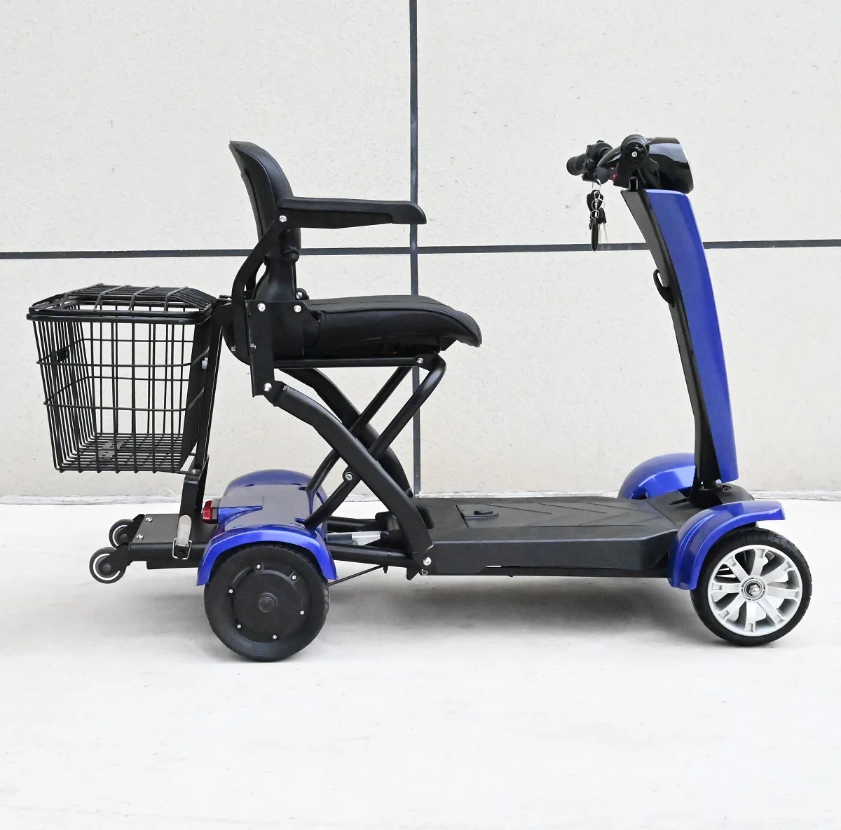 China adults new disability powered handicapped mobility  foldable automatic electric bike scooter for city