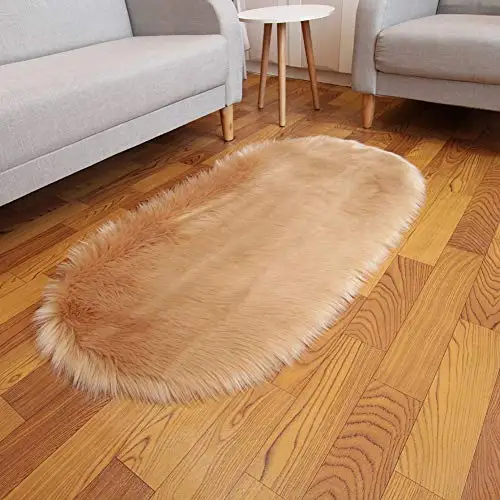 Modern Style Woven Sheep Skin Carpet Various Colors Artificial Faux Fur Rugs Soft Warm Fluffy Hairy Carpets