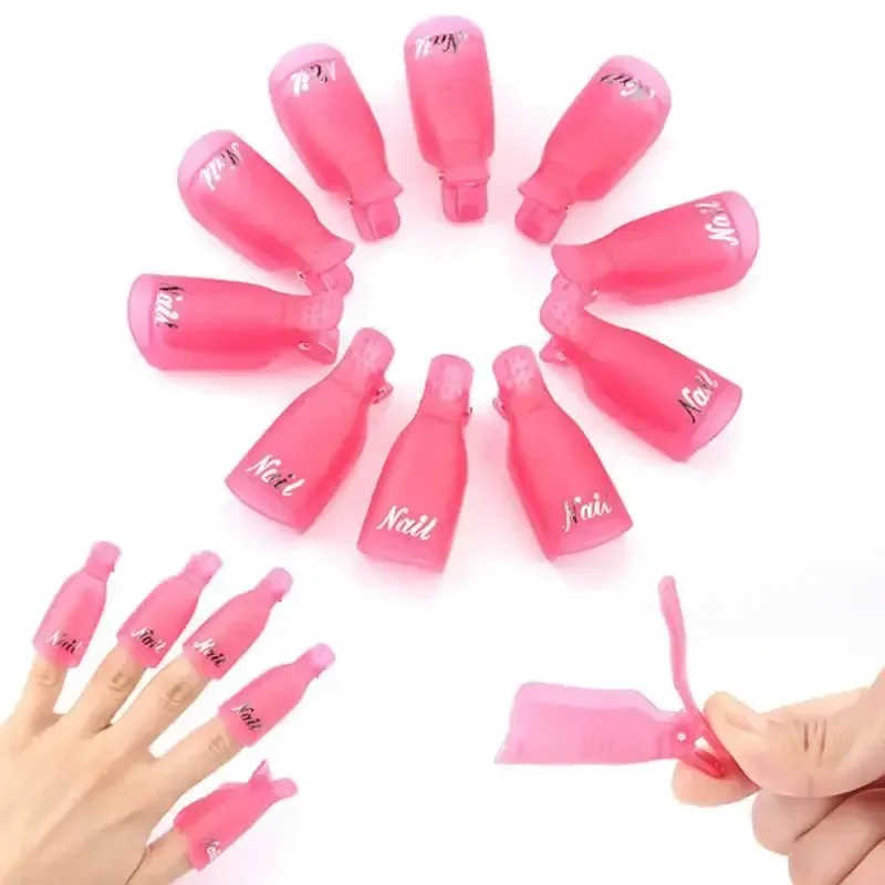 Wholesale Acrylic Nail Art Soak Off Cap Clips Nails Cleaning Manicure UV Gel Polish Soak off Wrap Tools For Nail Salon