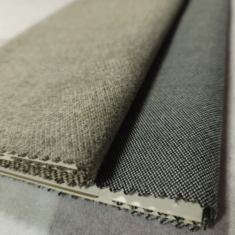 100%P Professional Super Soft Recycled Polyester Herringbone Jacquard Knit Fleece Fabric Roll Material  knitted