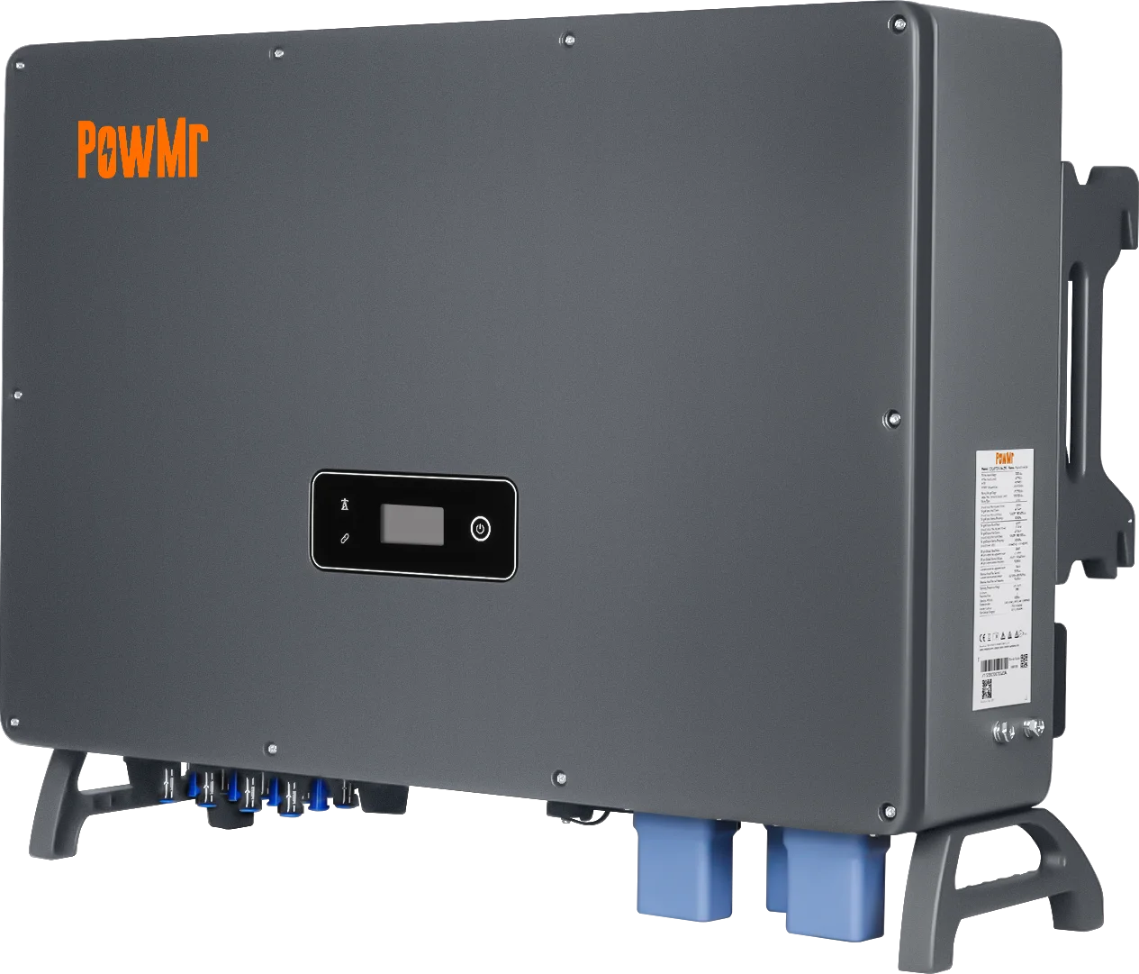PowMr 25/30/36/40/50KW 750V HV New Energy Storage Solar Inverter 3 Phase MPPT Efficient Hybrid Solar Inverter