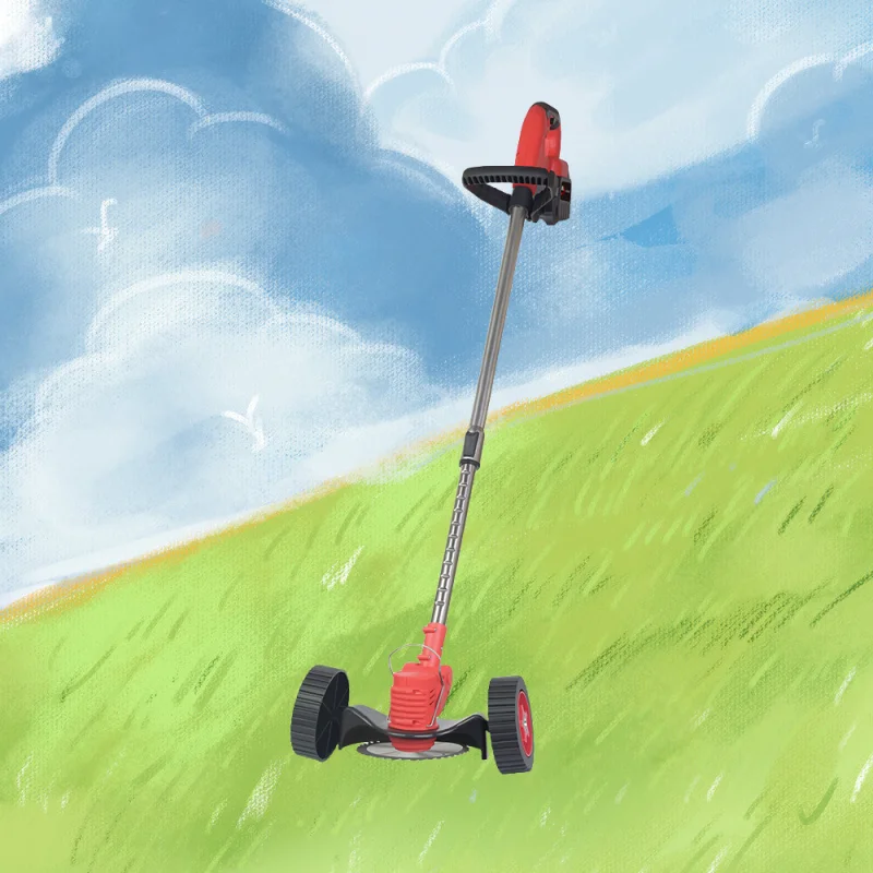 lawn mowers multifunctional electric household portable small robot lawn mower