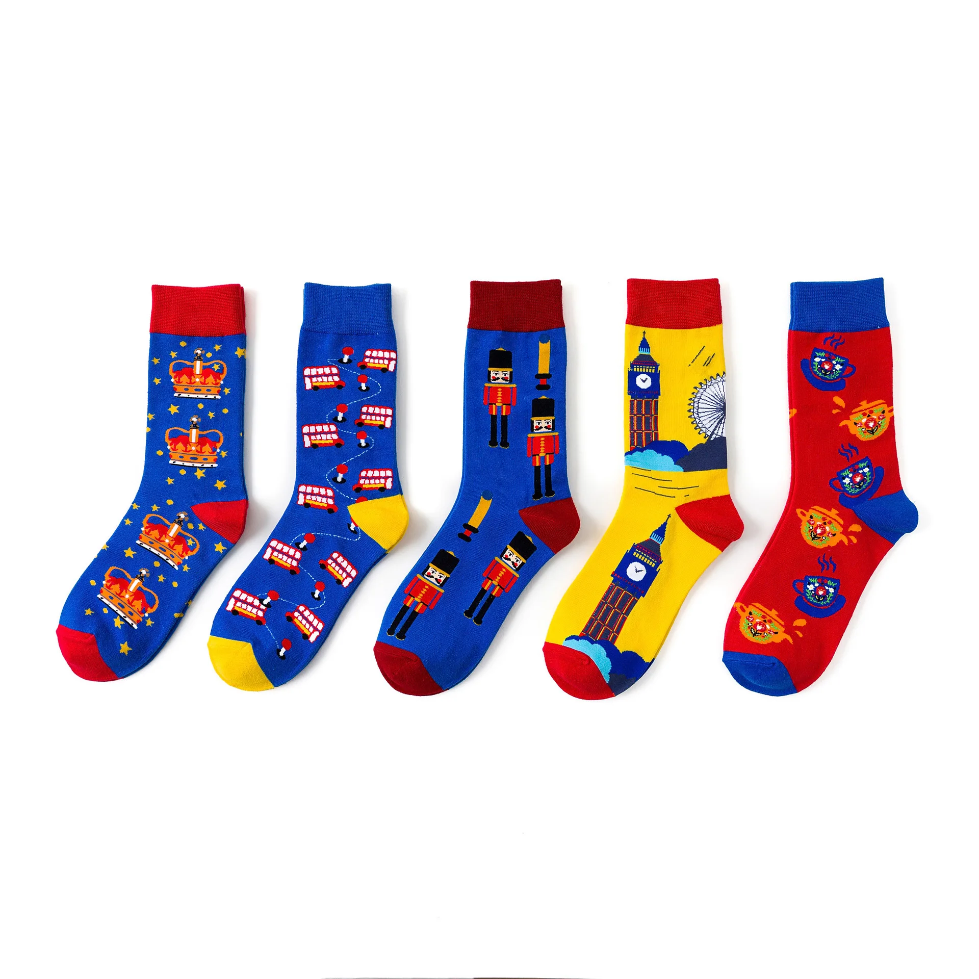 YUELI Cute Joker socks in pure cotton stockings can be worn by women in all seasons.