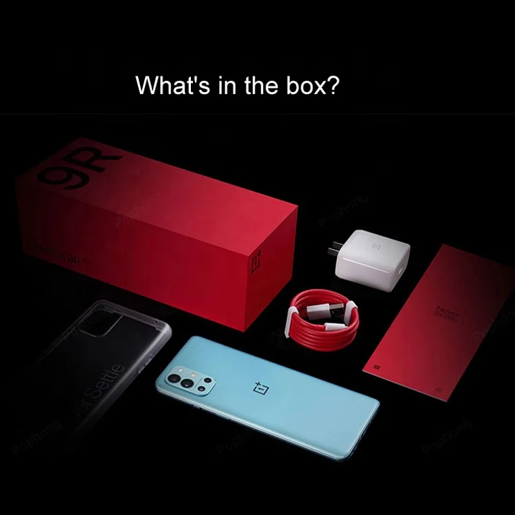 Drop Shipping 5G Smartphone 9 R Android 8GB 256GB Snapdragon 6.55 Inch 120Hz AMOLED 65W Fast Charge Smart Phone OnePlus