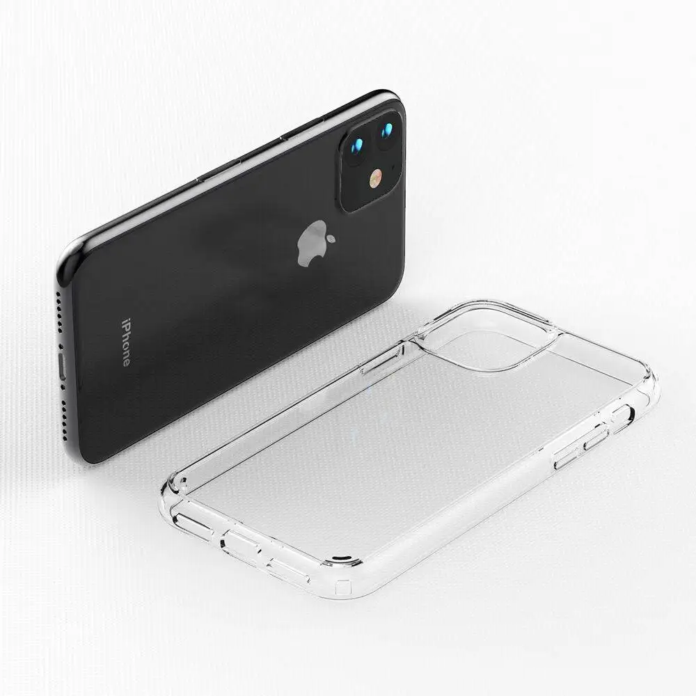  Прозрачный Акриловый чехол из ТПУ для iphone 12 телефона 11 Pro Max XR XS MAX 6 7 8