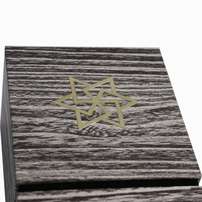  Custom Dubai Paper Cover MDF Perfume Box Wood Luxury Boxes Arabin Gold Color Gravure