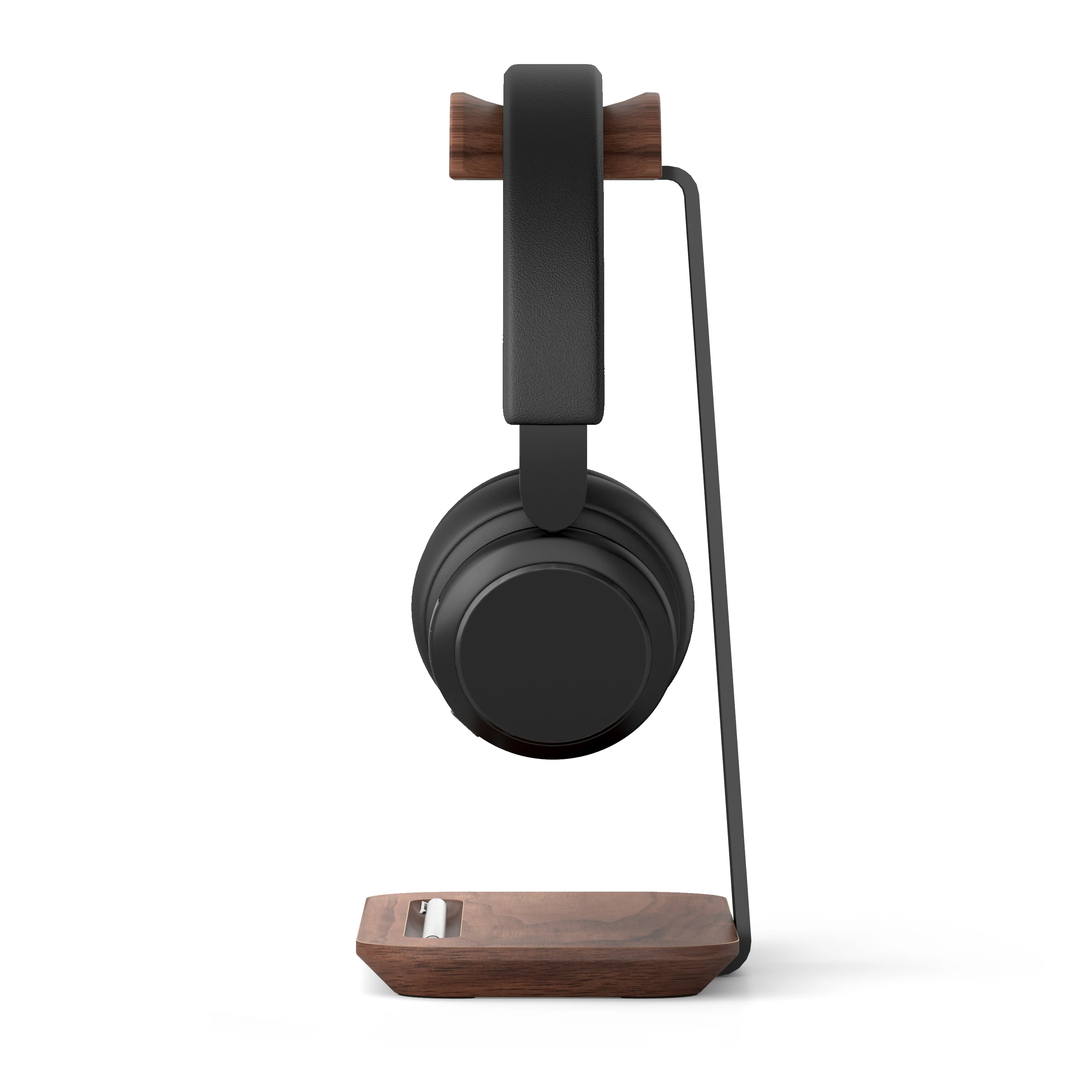 Folding metal table cell headphone aluminium ergonomic foldable desktop mobile phone adjustable portable headphone stand holder