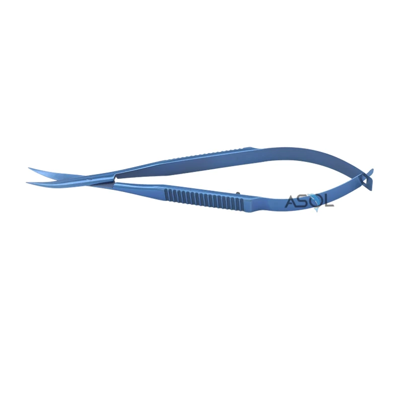 Titanium ophthalmic surgery scissors westcott Tenotomy scissors with 0.4mm pointed tips