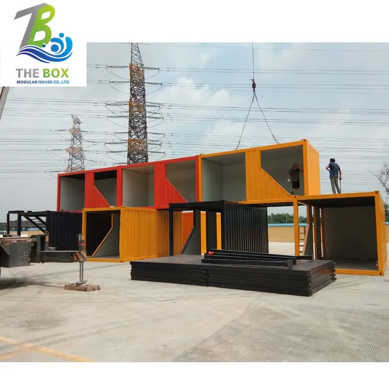 Luxury prefab house modular container homes 40 feet 20 feet steel structure