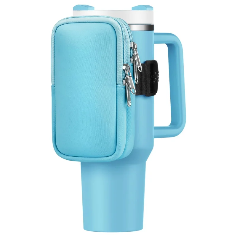 40OZ Stanley Cup Travel Tumver Mug Pouch Compatible With Water Bottle Cup Gym Waterbottle Bag