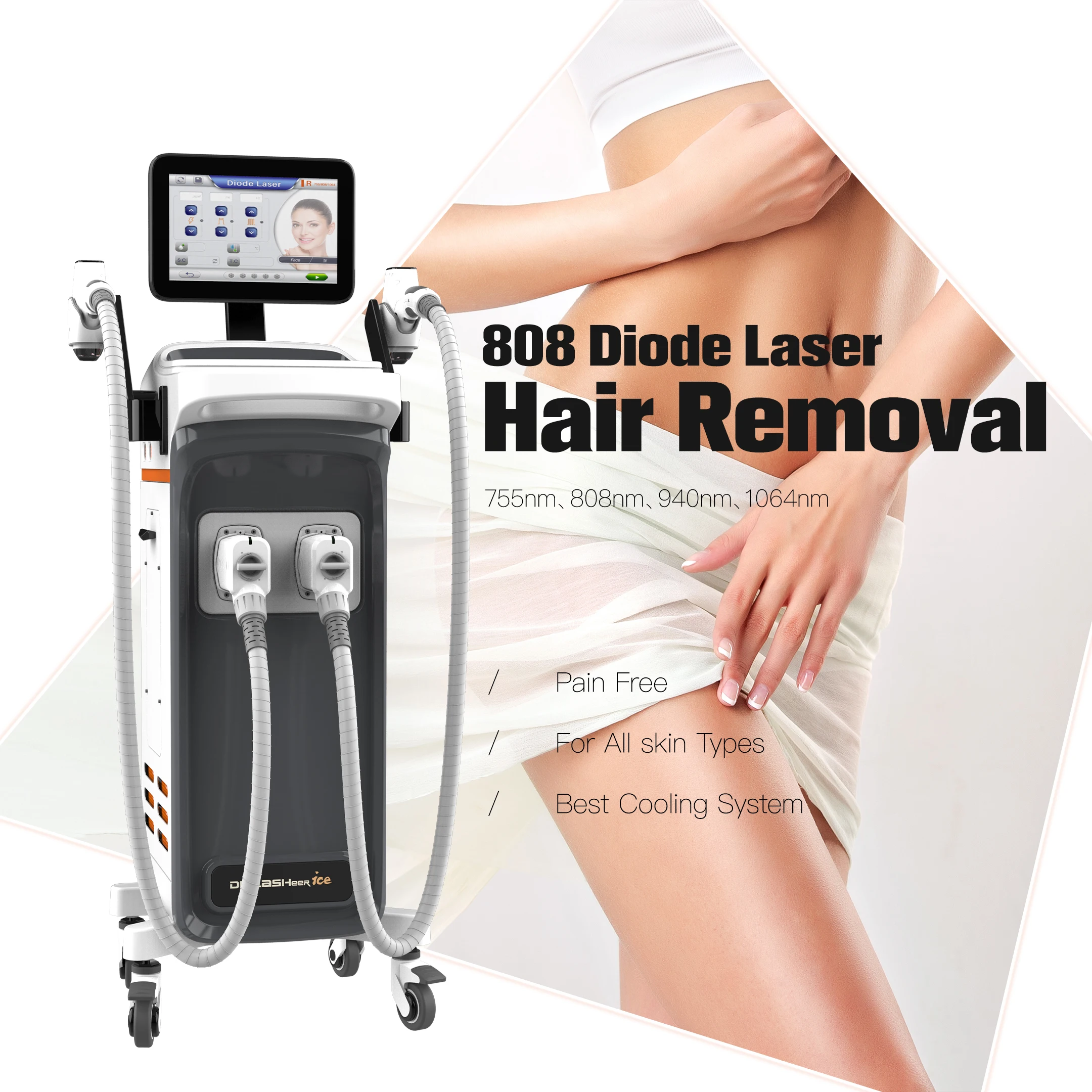Beijing Nubway professional laser hair removal machine diode laser hair removal machine for sale