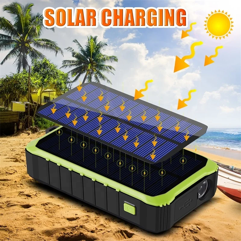 Solar power bank Portable Universal Solar Power Recharging Station  for laptop phone smart watch