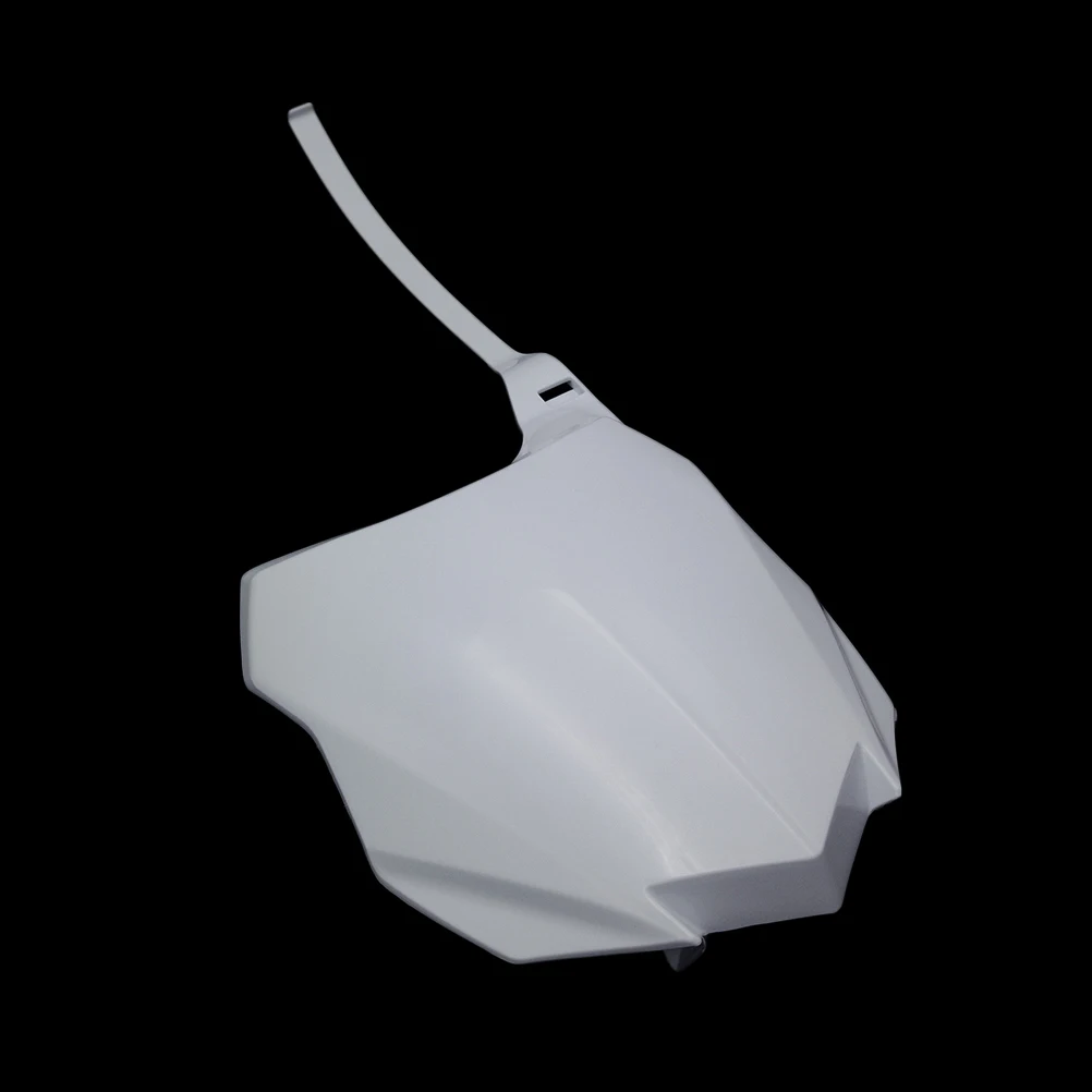 KXF 250 450 KX250F 13-16 KX450F 13-15 Dirt Bike Motorcycle White Front Number Plate For KAWASAKI