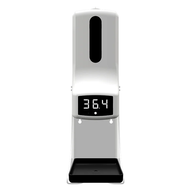 High Quality K9 Pro Automatic Spray Alcohol 12 Language Automatic Temperature Detector Soap Dispenser