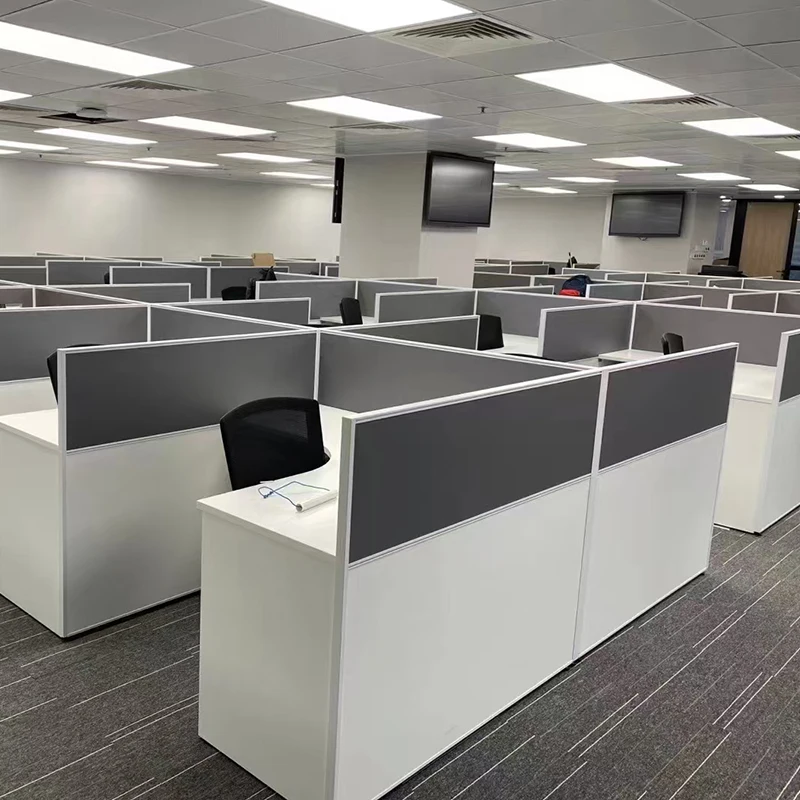 Modern Office Desks Staff Cubicle Workstation Coworking Office Furniture 2 4 6 Person Cubicles Workstation Office Partition