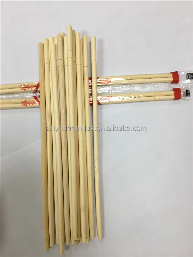 Wholesale 22cm Disposable Round Bamboo Chopsticks