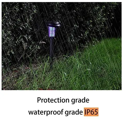 Mosquito Lights Inset Pest Killer Lamp Bug Zapper Solar LED Light attractive For Home Garage Outdoor