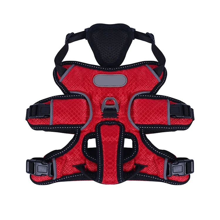 Dog breast mesh leash medium size large dog reflective mesh pet chain walk puppy rope collar vest