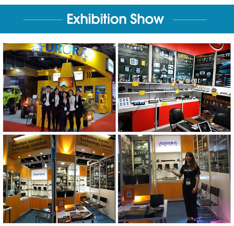 Aurora High Power Side Shooter LED Round Driving Light Bar