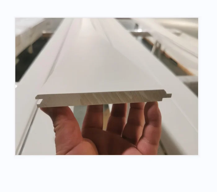 Белая грунтованная подкладка для пальцев Shiplap