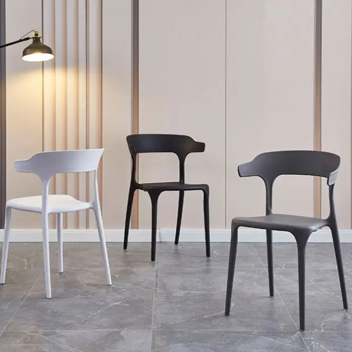 Free Sample nordic design plastic chair home furniture modern luxury dining chairs for sale